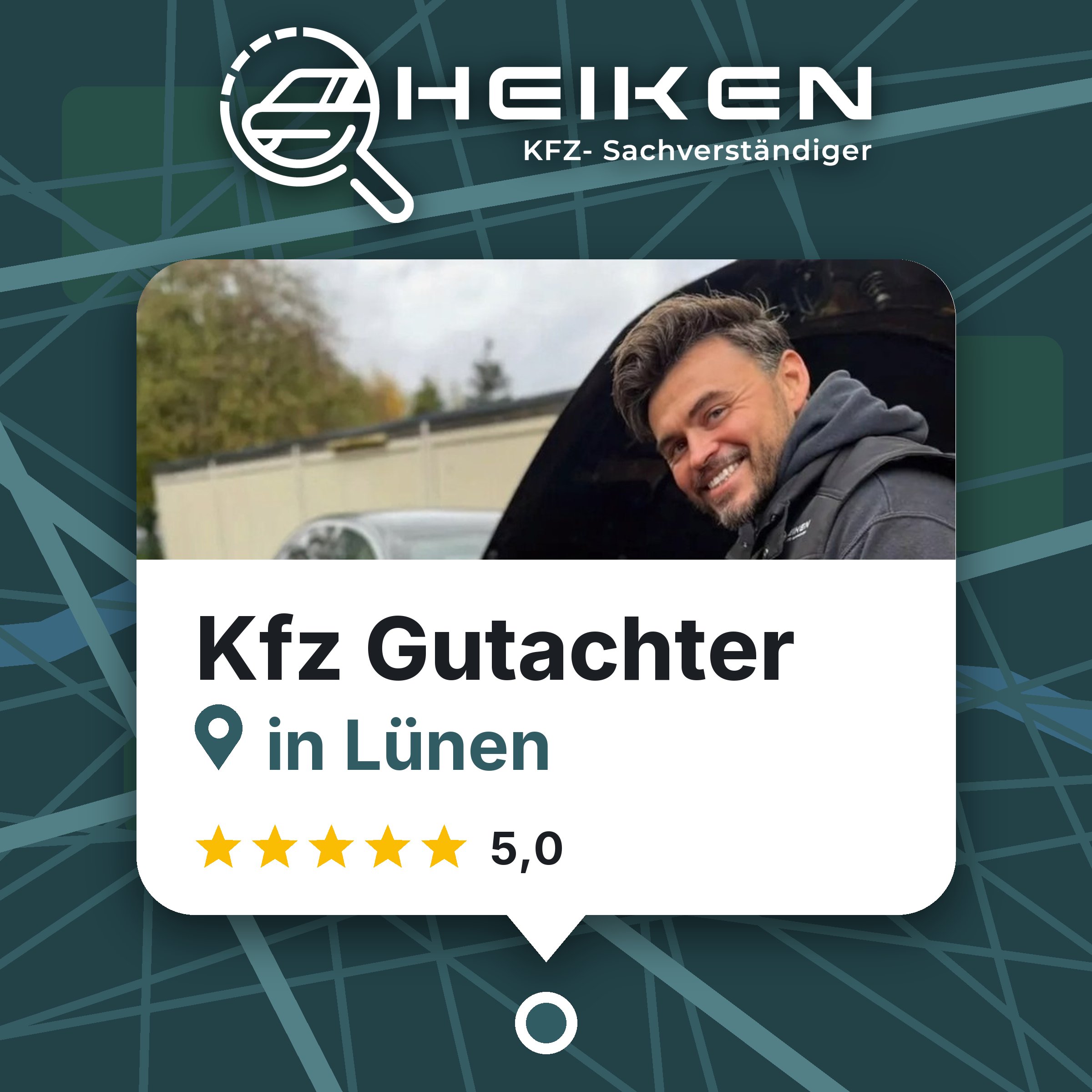 Kfz Gutachter in Lünen: Carsten Heiken, 5,0 Sterne bei Google